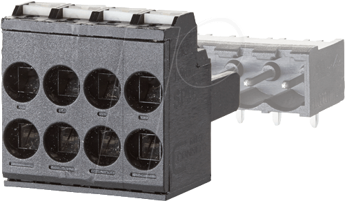 SP 99 045 VBNC - Federkraftklemme, steckbar, 4-pol, RM 5,00