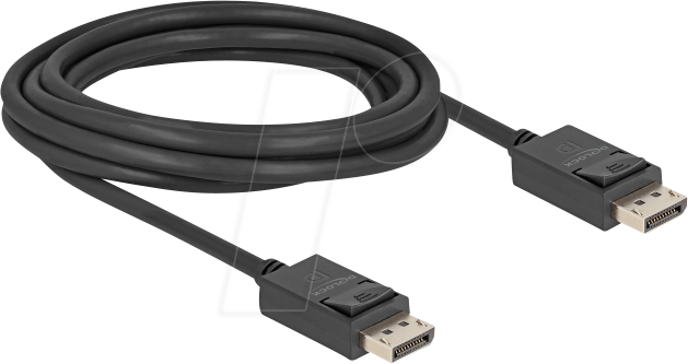 DELOCK 80494 - DisplayPort 2.1 Kabel, 16K 30 Hz, 3,0 m