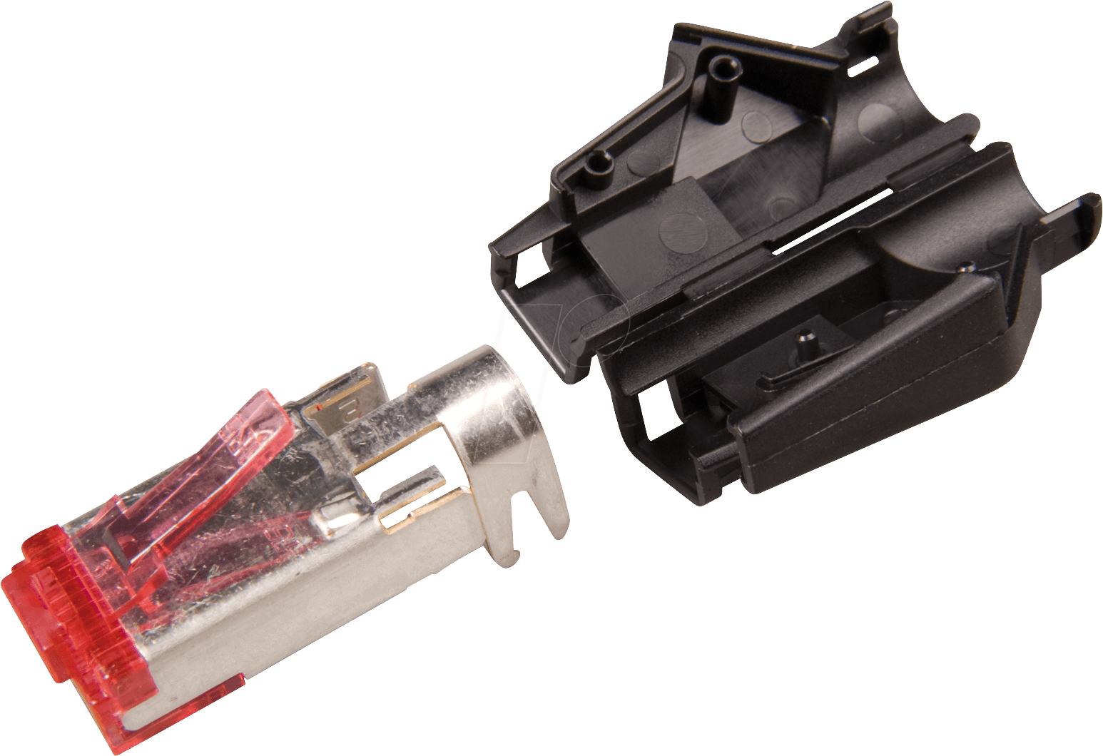 HIROSE CAT6 SW - RJ45 Hirose Stecker Cat-6, TM21, schwarz