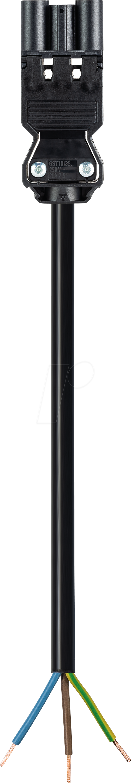 GST 18-3KSF2 SW1 - Verbindungsleitung, 3-pol., St. - freies Ende, 2,5mm²