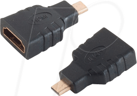 SHVP BS77413 - Adapter HDMI-A Buchse < HDMI-D micro Stecker