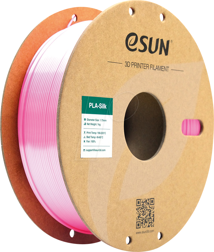 ESUN 72204201 - Filament, PLA-Silk, 1,75 mm, rosa, 1 kg