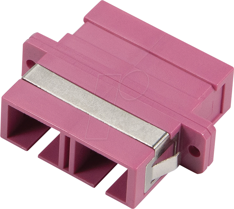 TTL 62022D-K-EV - LWL Adapter, SC / SC Duplex, OM4, erikaviolett