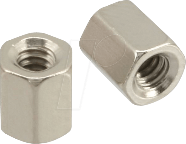 INL 77775A - Doppelmutter Set, innen UNC 4/40, 10er-Pack