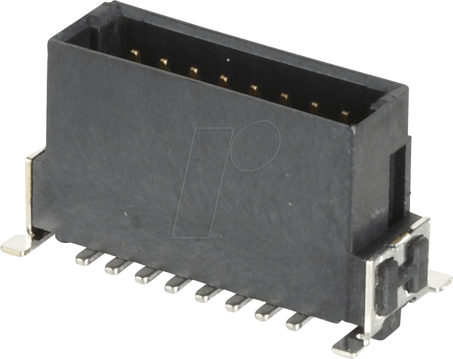 MPE 714-2-016 - Messerleiste SMD, 16 polig, 500 V / 1,6 A
