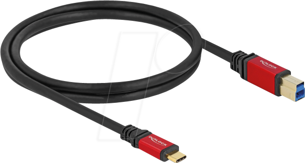 DELOCK 80612 - USB 5 Gb/s Kabel, C Stecker auf B Stecker, 1 m