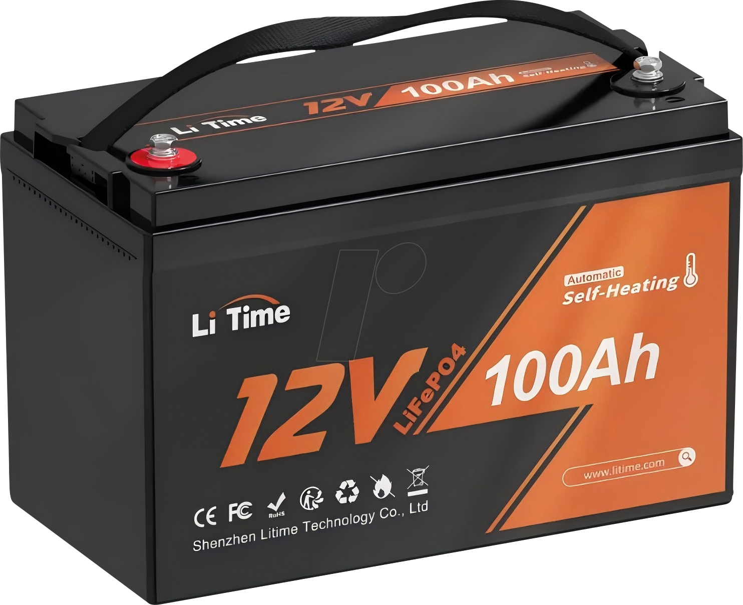 LI12-100-HEAT - Lithium-Akku, LiFePO4, 12,8 V, 100 Ah, Heizung