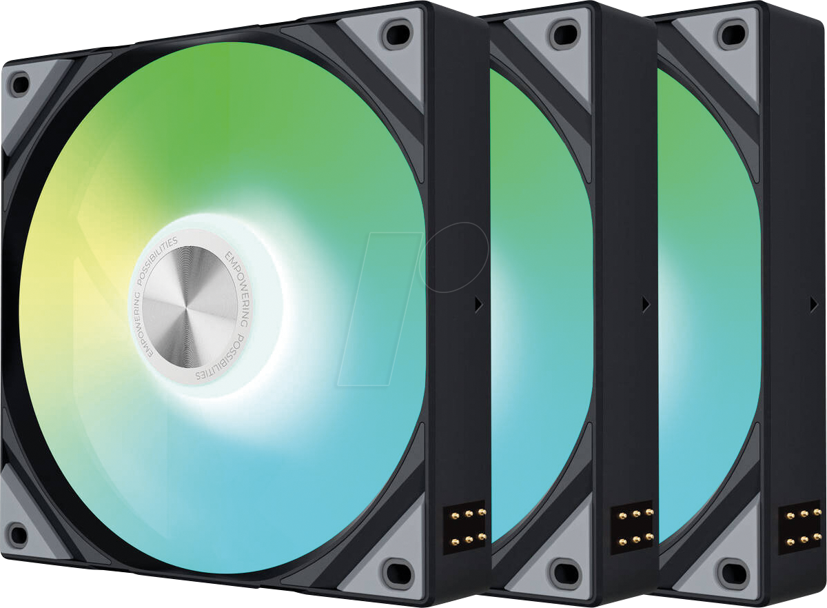 TRYX 650636 - TRYX ROTA SL ARGB Reverse Lüfter - 3er-Pack, 120mm