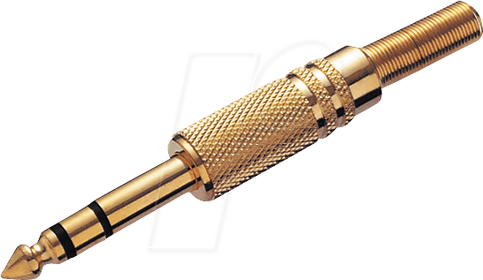 KSSKG 63 - Klinkenstecker, 6,3 mm, Stereo, 3-pol