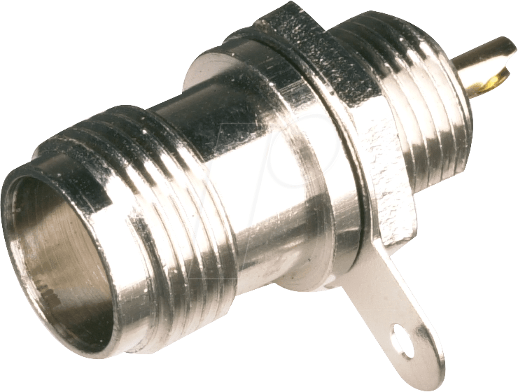 TNC EBU-L75 - TNC-Einbaubuchse, Lötversion, 75 Ohm