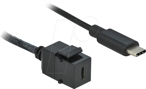 DELOCK 86398 - Keystone USB3.0 C Buchse > Stecker Kabel