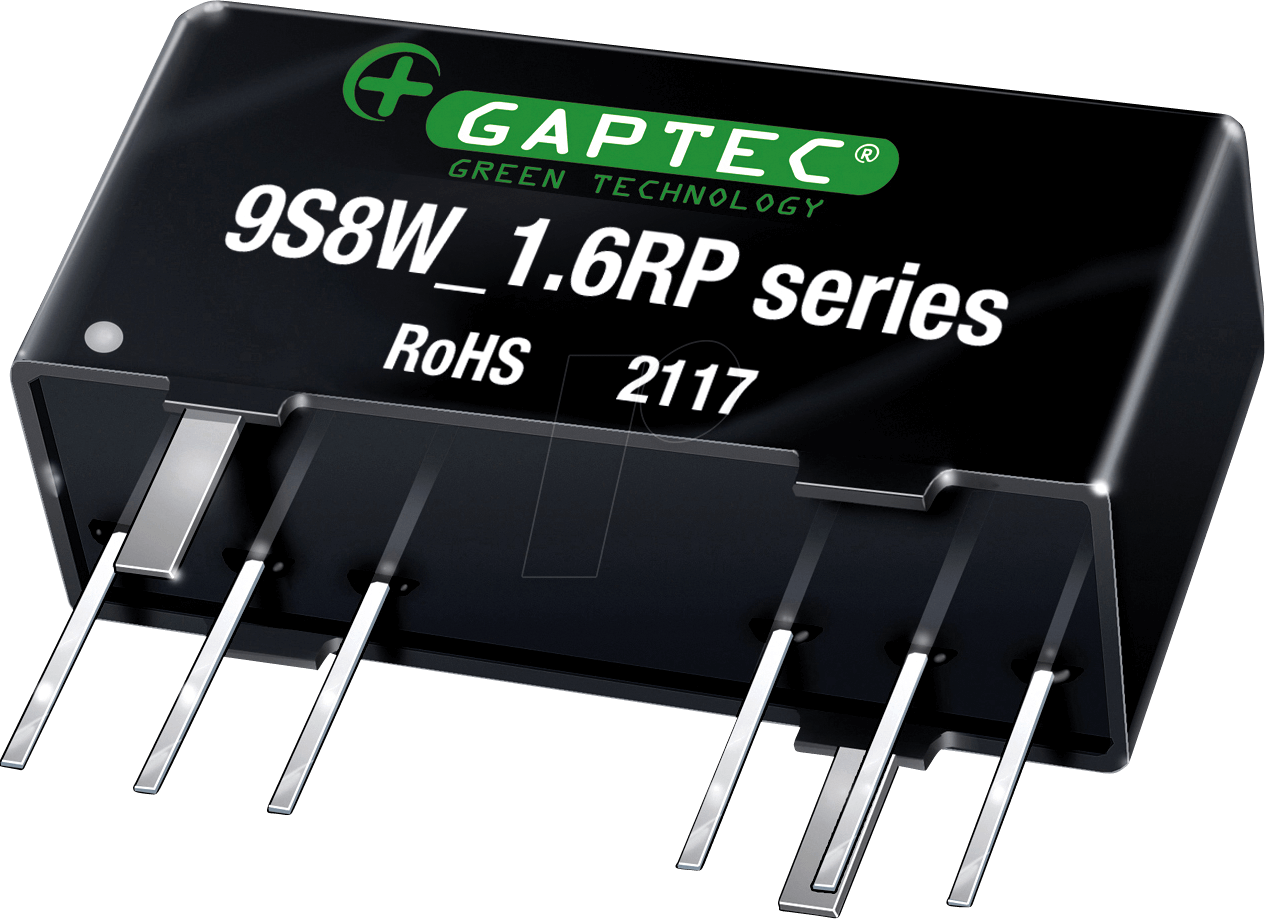 Thumbnail - 9S8W_2405S16RP - DC/DC-Wandler, 9 W, 5 V, SIL 8