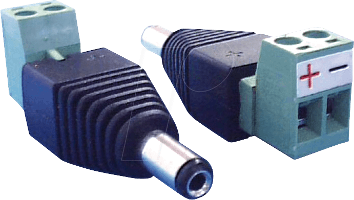 CAM DC-F - Hohlstecker Adapter mit Schraubklemmen
