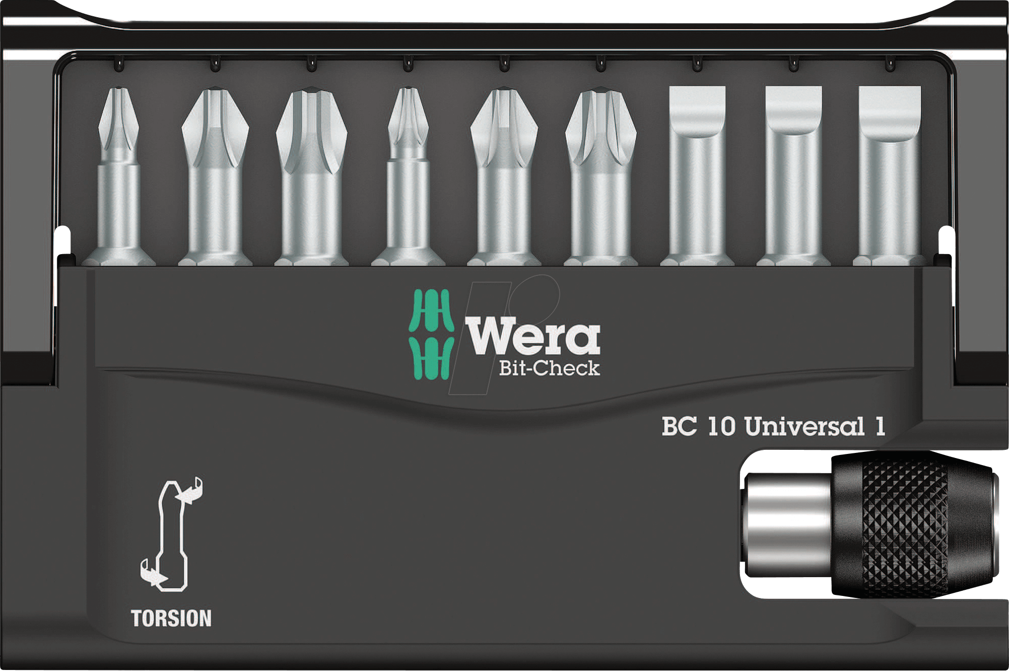 Thumbnail - WERA 8100-9 TZ - Bit-Satz Bit-Check 10, 9-teilig gemischt, Torsion