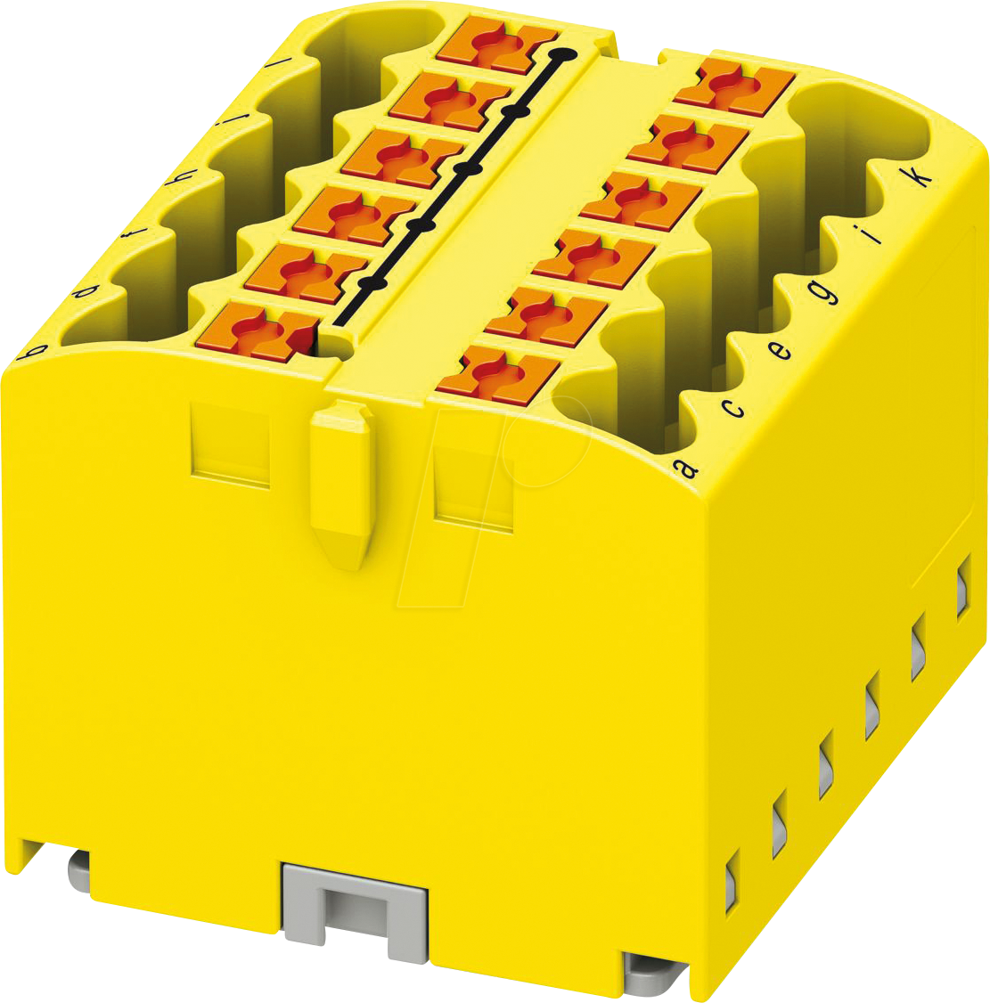Thumbnail - PHOE 3273292 - Verteilerblock PTFIX, 12X2,5, gelb