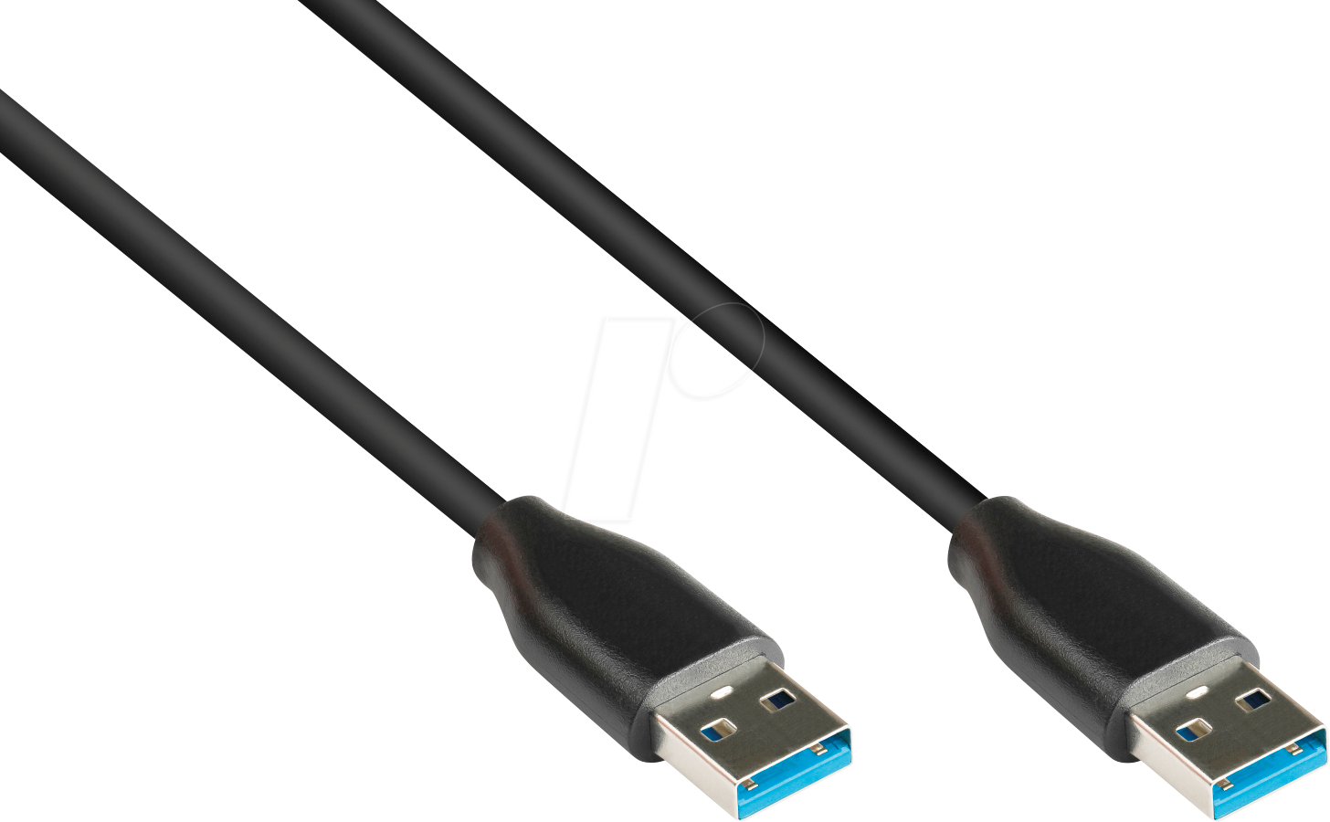 GC 2831-AA005S - USB 10 Gb/s Kabel, A Stecker auf A Stecker, schwarz, 0,5 m
