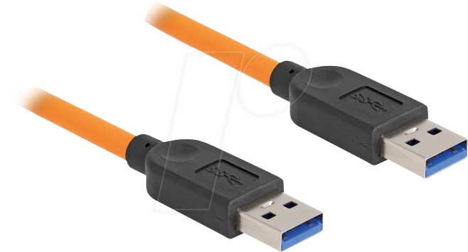 DELOCK 87962 - USB 5 Gb/s Kabel, A Stecker auf A Stecker, Tethered Shooting, 1