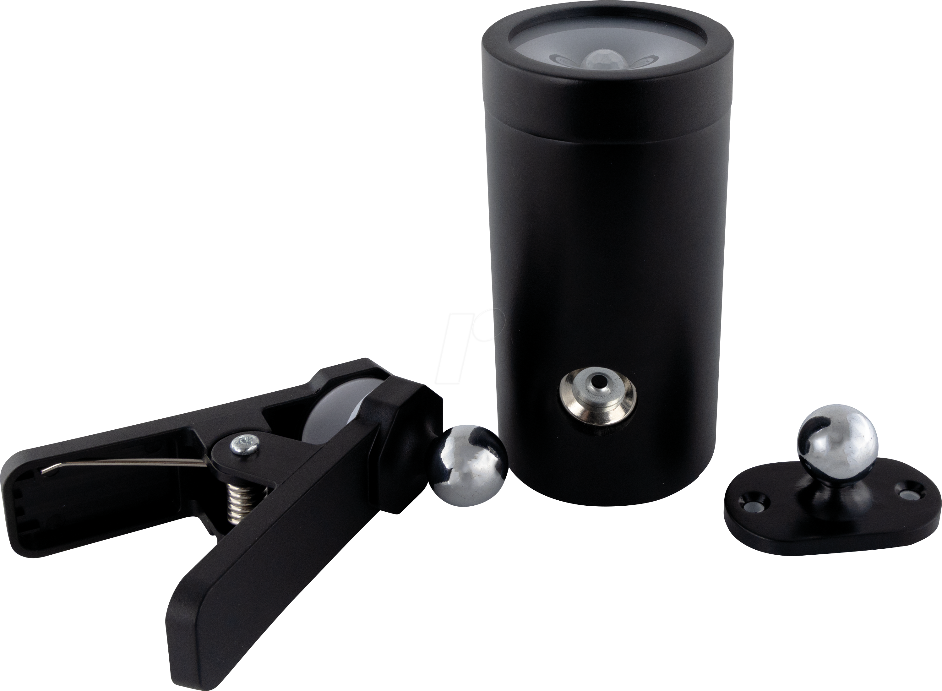 REV 2014100400 - LED-Clipleuchte, Akku, 180 lm, mit Schalter, schwarz