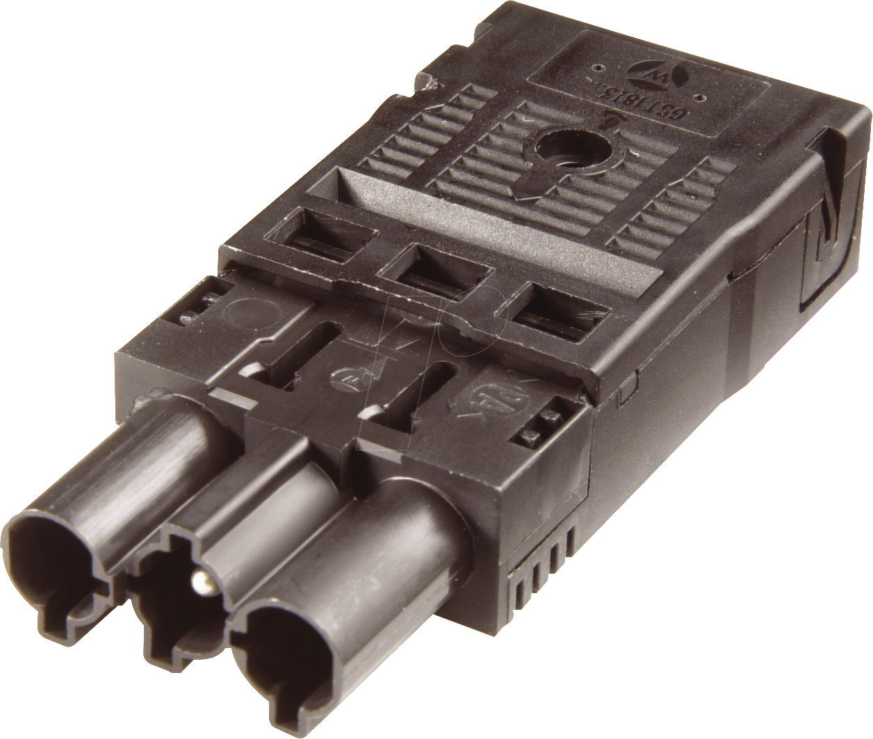 GST 18-3F S2Z-SW - Stecker - 3-polig, schwarz, Federkraftanschluss