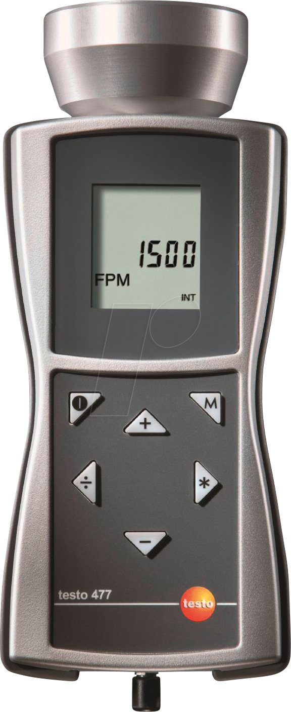 TESTO 0563 4770 - LED-Stroboskop zur Drehzahlmessung testo 477, 30 - 300000 U/min