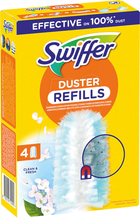 SWIFFER 710992 - Swiffer Staubmagnet DUSTER REFILLS 4 Tücher