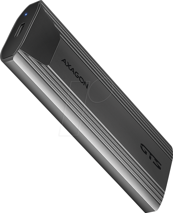 Thumbnail - AXG EEM2-GTS2 - AXAGON EEM2-GTS2 M.2-Gehäuse, NVMe & SATA, USB-C