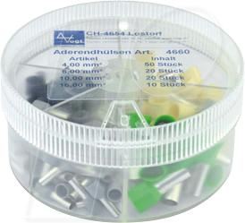 VT SORT 4660 - Streudose isoliert, 4,0 - 16,0 mm², 100-teilig