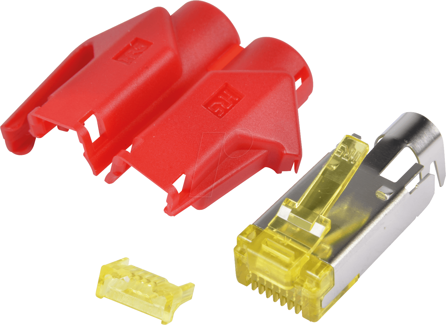 HIROSE TM31 RT - RJ45 Hirose Stecker, Cat-6a, TM31, rot