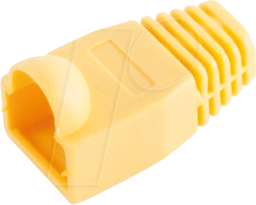 SHVP 72055Y10 - Knickschutztülle für RJ 45, gelb, 10 Stk.