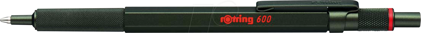 ROTRING 2114263 - Kugelschreiber, metallic-grün, M, rOtring 600