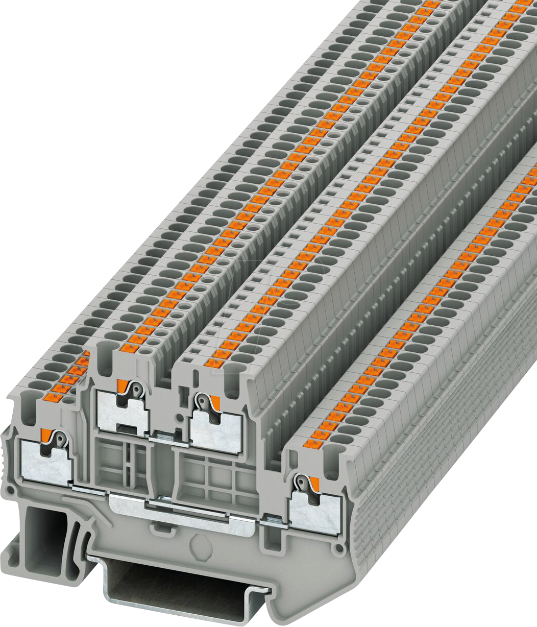 PTTB 1,5 S - Doppelstockklemme, PTTB 1,5/S, grau