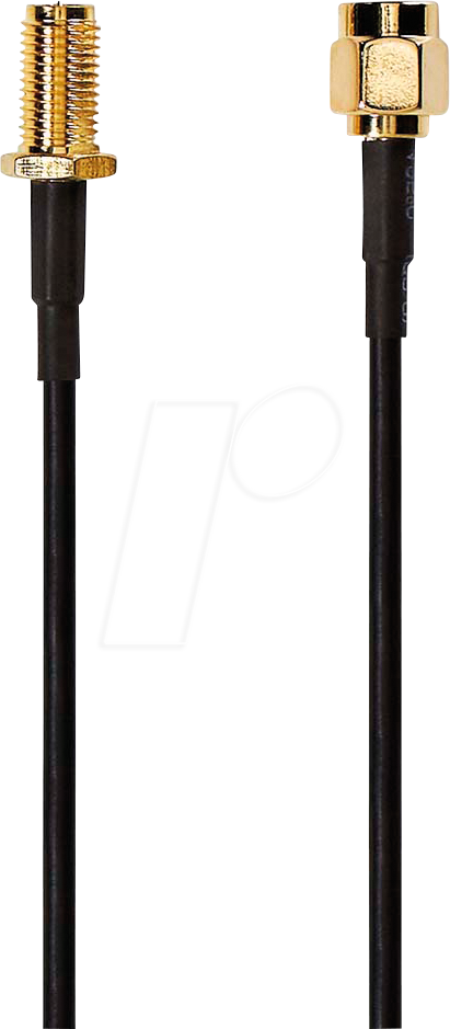 N CSGL02210BK20 - Antennenkabel, RP SMA-Stecker / RP SMA-Buchse, 2 m