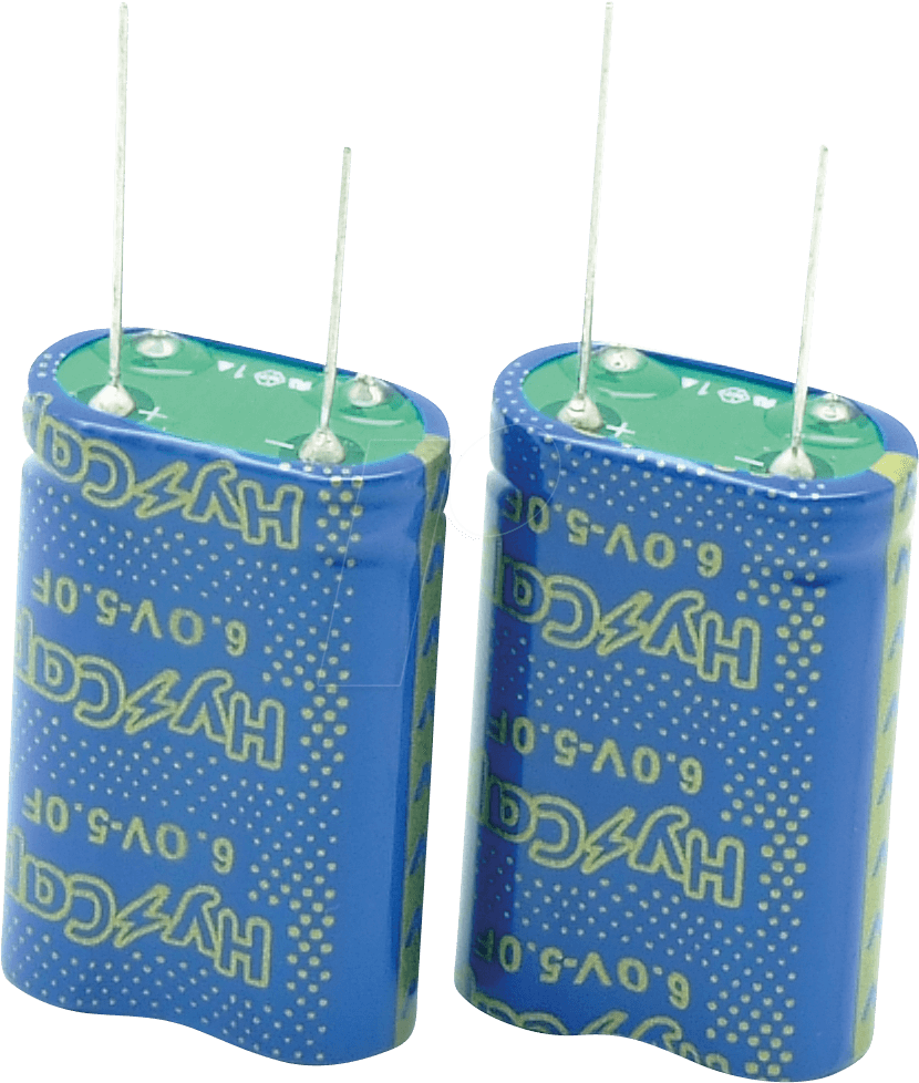 WEC6R0 505QG I - Superkondensator, 5 F, 6 V, 10,5 x 21 x 32 mm, RM 5,5 mm