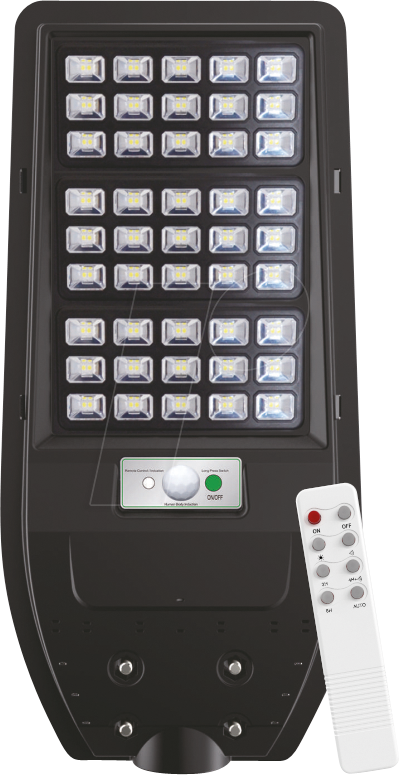 LX-LXSO800101 - Solar-Straßenleuchte mit PIR Sensor, 10 W PV, 1200 lm, 6500K, IP