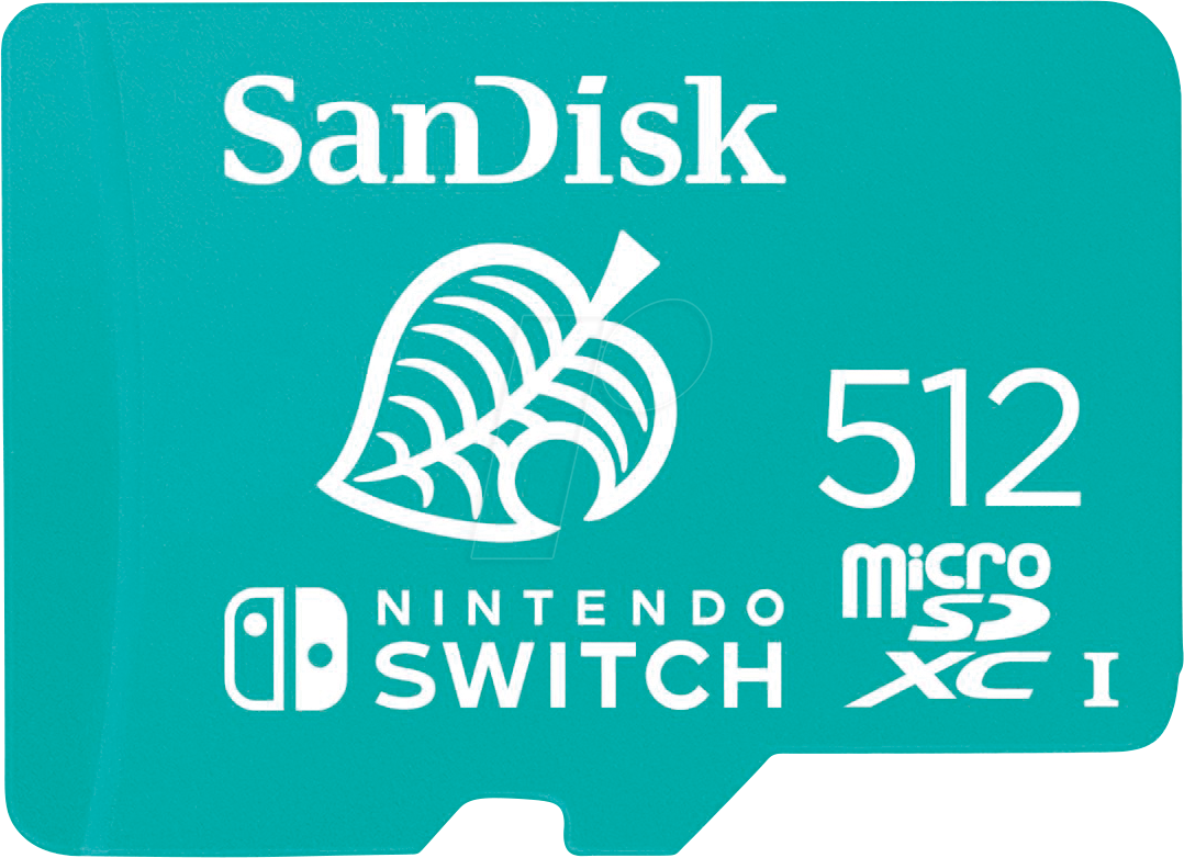 SDSQXAO512GGNCZN - microSDXC-Speicherkarte 512GB, SanDisk Nintendo