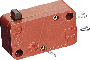 MAR 1005.0401 - Schnappschalter 1xUM 10A-400VAC Noppenstößel