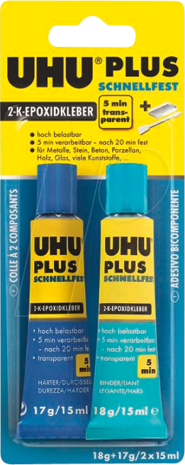 UHU 45700 - UHU plus schnellfest, 35 g