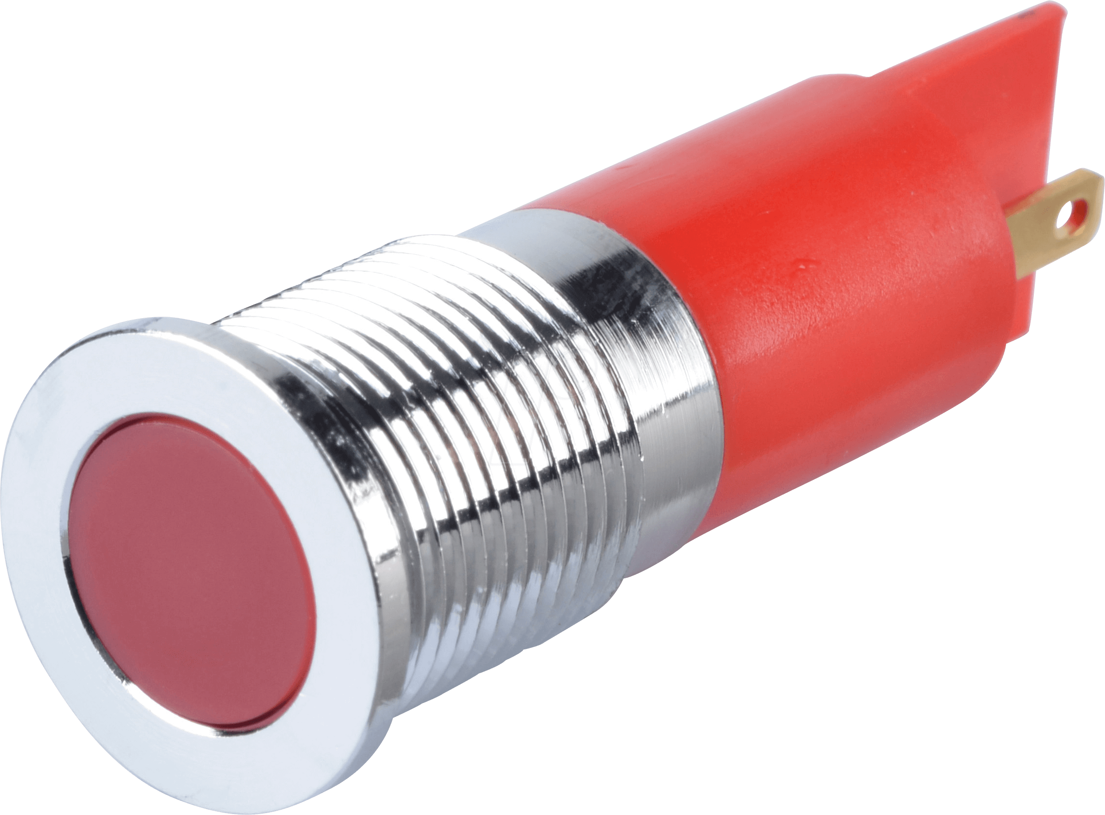 APM Q14F1C R220E - LED-Signalleuchte, rot, 220 V, Ø 14 mm, bündig, FASTON