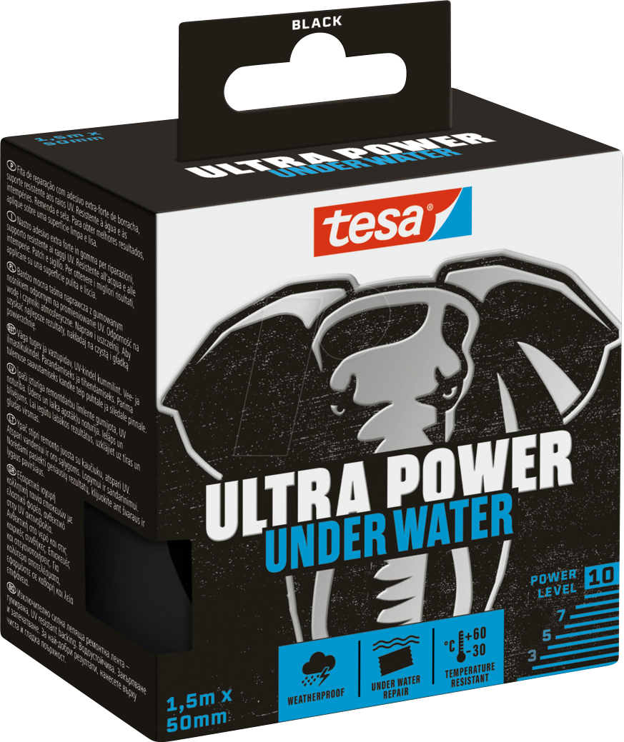 TESA 56491 - Ultra Power Under Water Tape 1.5m:50mm