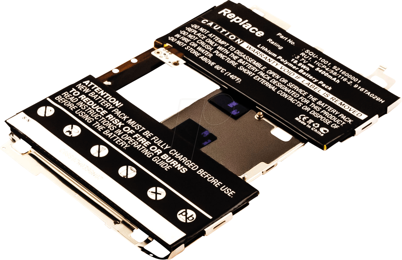 AKKU 30787 - Tablet-Akku für BlackBerry PlayBook, Li-Po, 5400 mAh