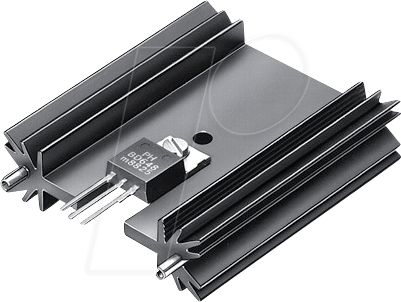 SK 409/50.8 - Kühlkörper, 50,8 mm, Alu, 6,2 K/W, SOT-32/TO-220/TO-3P