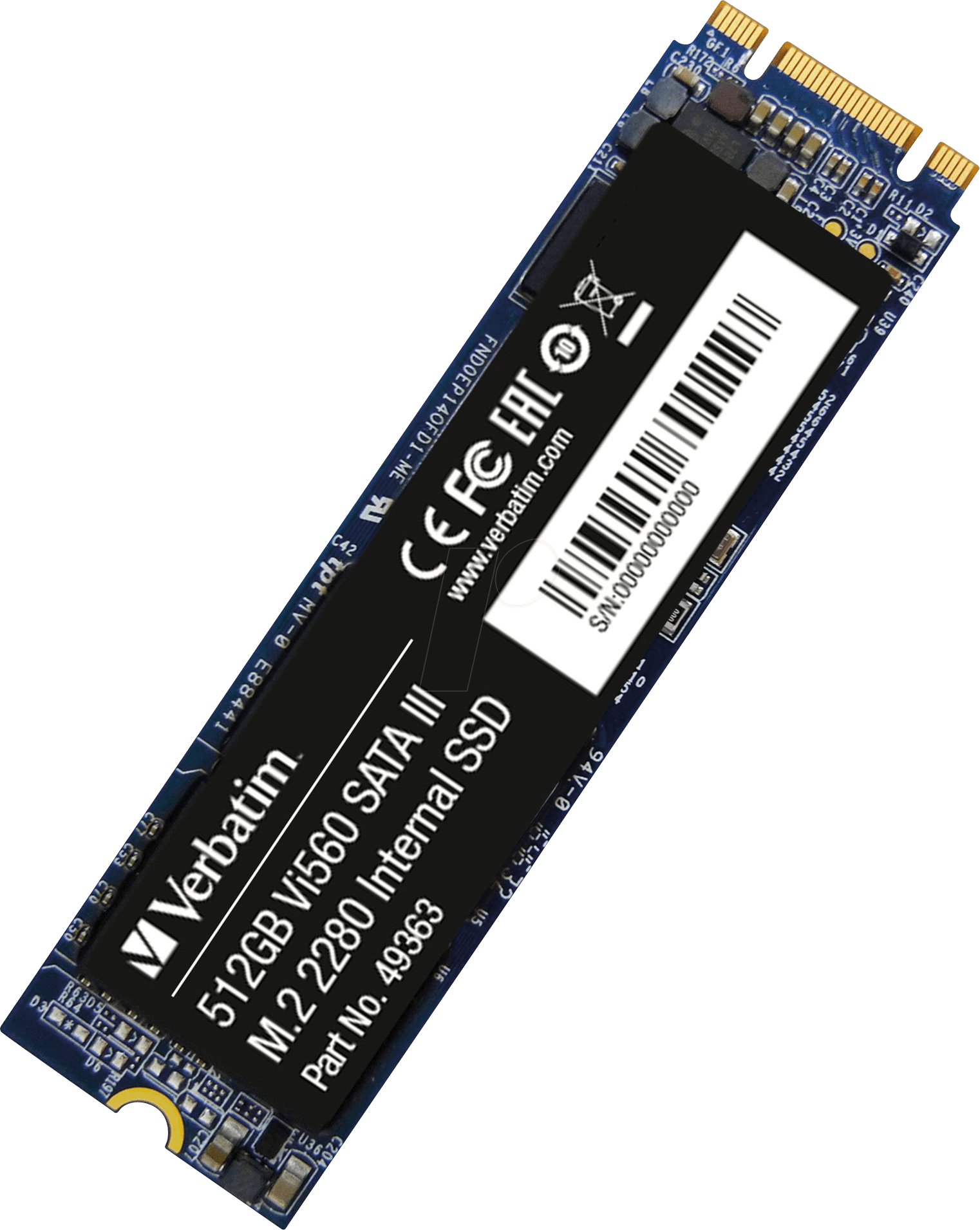 VERBATIM 49363 - Verbatim Vi560 S3 SSD M.2 512GB SATA