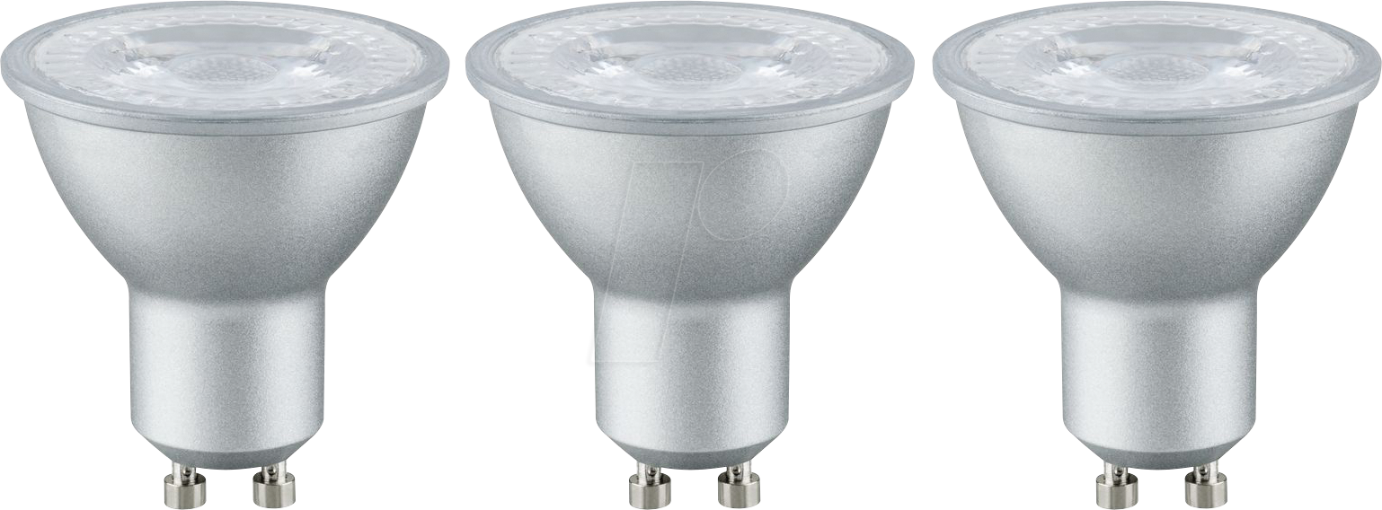 PLM 28581 - LED-Strahler GU10, 4 W, 230 lm, 2700 K, 3er-Pack