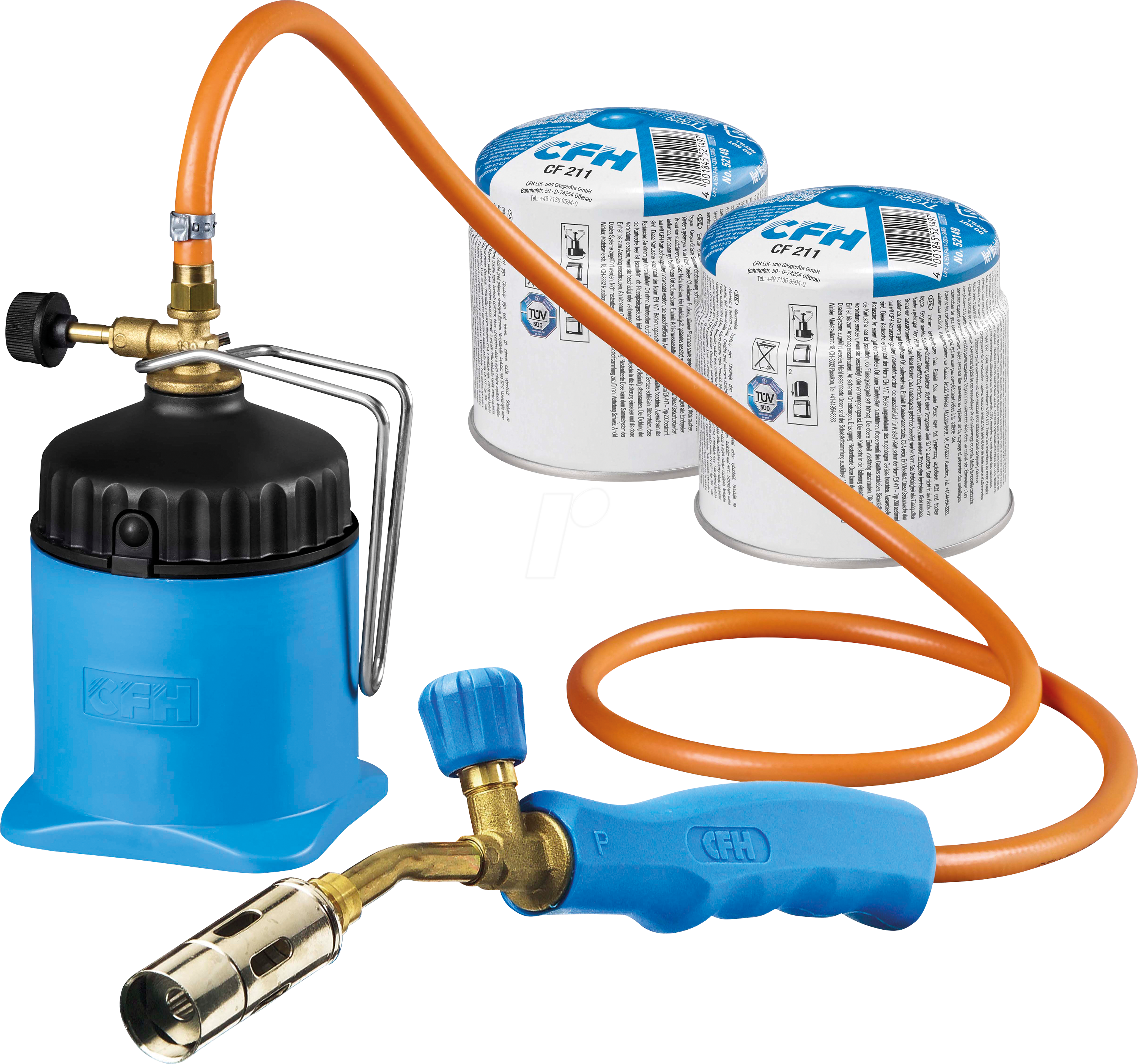 CFH 52170 - Gaslötbrenner LM 3000 inkl. 2 Kartuschen