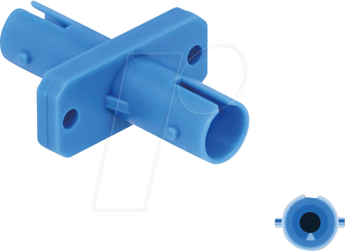 DELOCK 87934 - LWL Kupplung ST / ST Simplex, blau