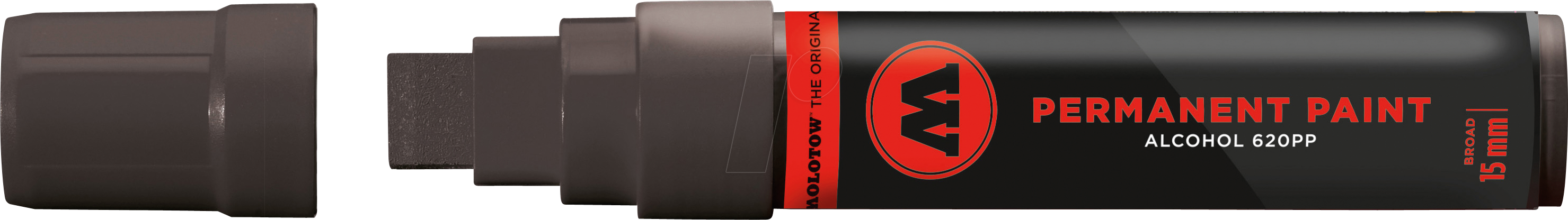 MO620180 - Permanent Marker 620PP, 15 mm, schwarz