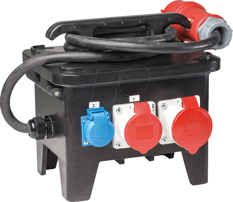 Thumbnail - AS-SCHWABE 60552 - M2 Mobiler CEE Baustromverteiler 32 A, 22 kW