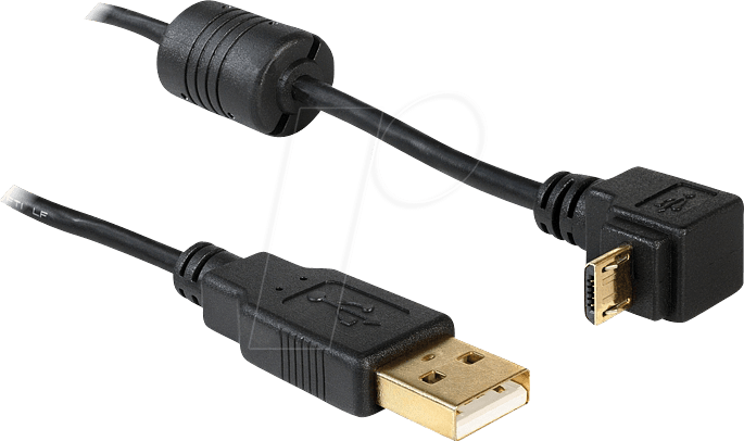 Thumbnail - DELOCK 83148 - USB 2.0 Kabel, A Stecker auf Micro B Stecker, 1 m