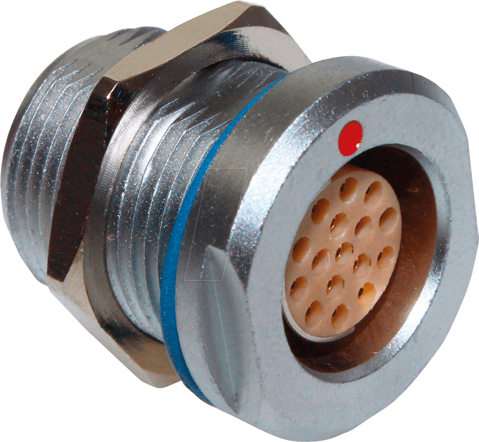 CCM4S1-16 - CamCirc Einbaubuchse, Größe 104, 16-polig