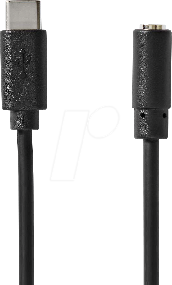 N CCGL65960BK10 - USB 2.0 Kabel, C-Stecker > Mini-Buchse, 1m, Schwarz